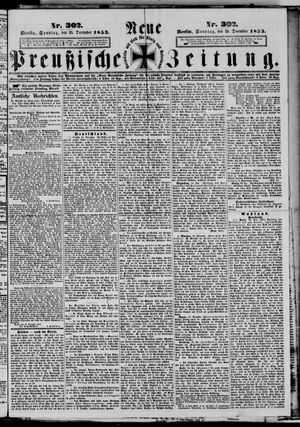 Neue preußische Zeitung on Dec 25, 1853