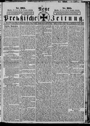 Neue preußische Zeitung vom 30.12.1853