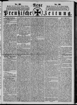 Neue preußische Zeitung vom 12.02.1854