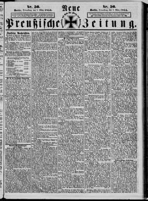 Neue preußische Zeitung vom 07.03.1854