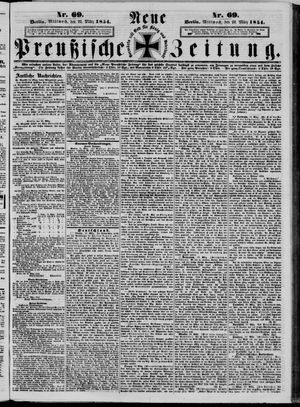 Neue preußische Zeitung vom 22.03.1854