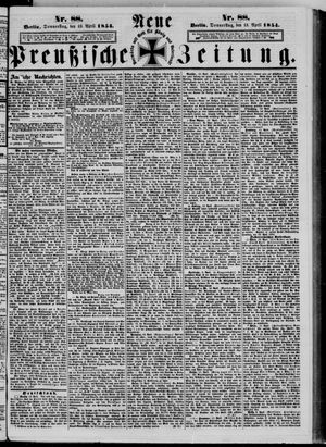 Neue preußische Zeitung vom 13.04.1854