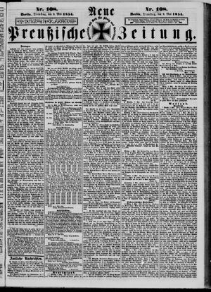 Neue preußische Zeitung vom 09.05.1854