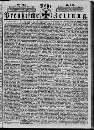 Neue preußische Zeitung vom 18.05.1854