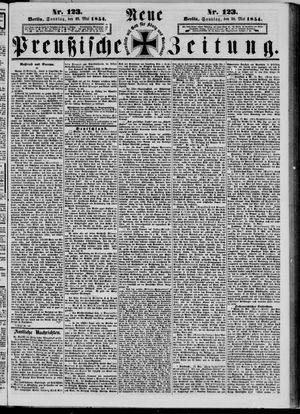 Neue preußische Zeitung vom 28.05.1854