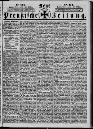 Neue preußische Zeitung vom 05.07.1854