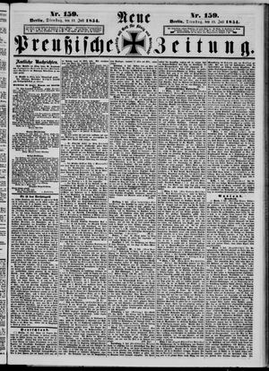 Neue preußische Zeitung vom 11.07.1854