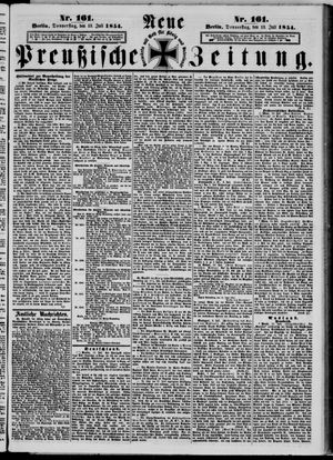 Neue preußische Zeitung vom 13.07.1854