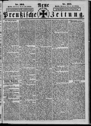 Neue preußische Zeitung vom 16.07.1854