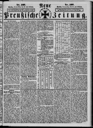Neue preußische Zeitung vom 20.07.1854