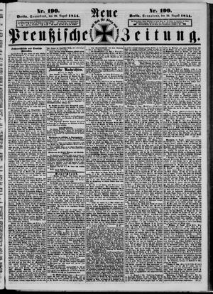 Neue preußische Zeitung vom 26.08.1854