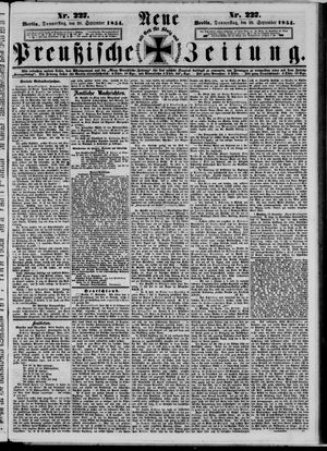 Neue preußische Zeitung vom 28.09.1854
