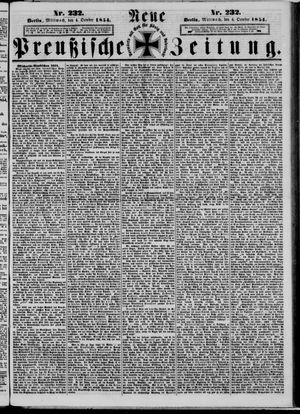 Neue preußische Zeitung vom 05.10.1854