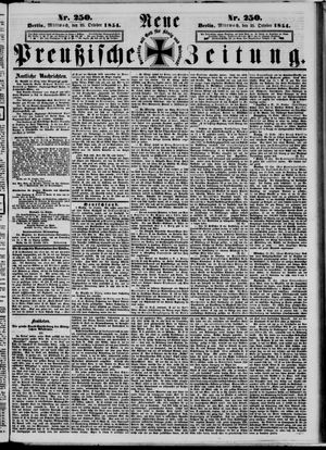 Neue preußische Zeitung vom 25.10.1854
