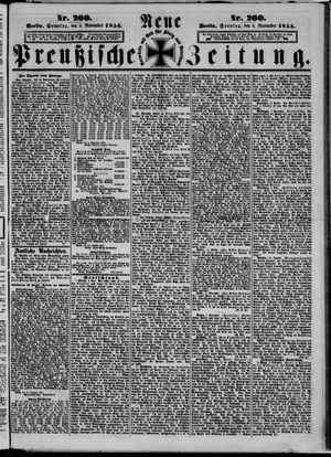 Neue preußische Zeitung vom 05.11.1854