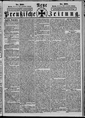 Neue preußische Zeitung vom 08.12.1854