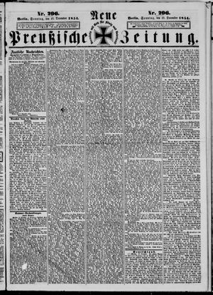Neue preußische Zeitung vom 17.12.1854