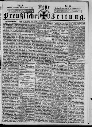 Neue preußische Zeitung vom 11.01.1855