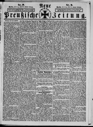 Neue preußische Zeitung vom 12.01.1855