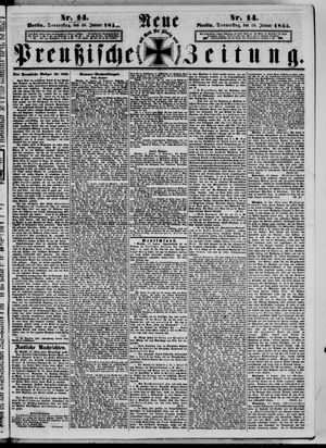 Neue preußische Zeitung vom 18.01.1855