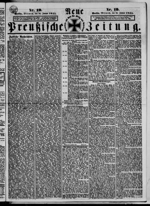 Neue preußische Zeitung vom 24.01.1855