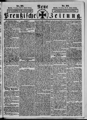 Neue preußische Zeitung vom 30.01.1855