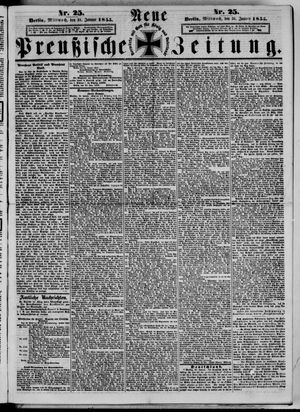 Neue preußische Zeitung vom 31.01.1855