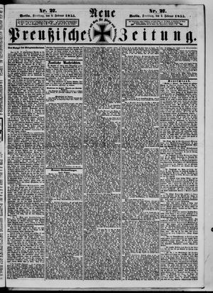 Neue preußische Zeitung vom 02.02.1855