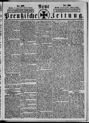 Neue preußische Zeitung vom 06.02.1855
