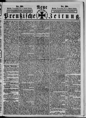Neue preußische Zeitung vom 15.02.1855