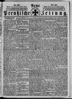 Neue preußische Zeitung vom 18.02.1855