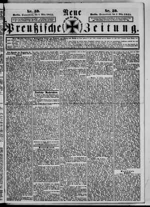 Neue preußische Zeitung vom 03.03.1855