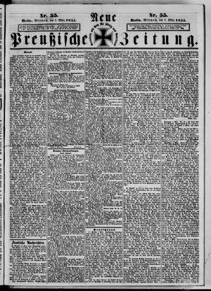 Neue preußische Zeitung vom 07.03.1855
