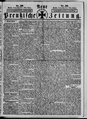 Neue preußische Zeitung vom 08.03.1855