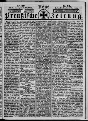 Neue preußische Zeitung vom 13.03.1855