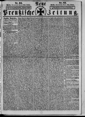 Neue preußische Zeitung vom 17.03.1855