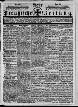 Neue preußische Zeitung vom 01.04.1855