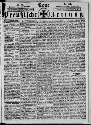 Neue preußische Zeitung vom 06.04.1855