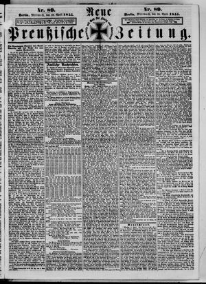 Neue preußische Zeitung vom 18.04.1855