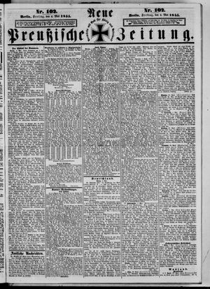 Neue preußische Zeitung vom 04.05.1855