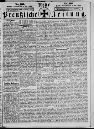Neue preußische Zeitung vom 10.05.1855