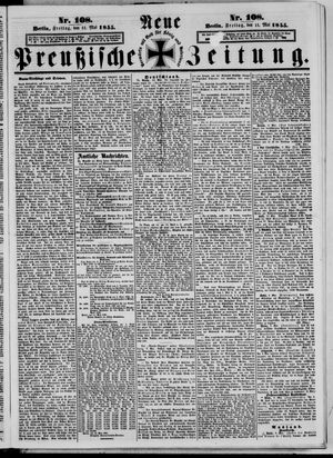 Neue preußische Zeitung vom 11.05.1855