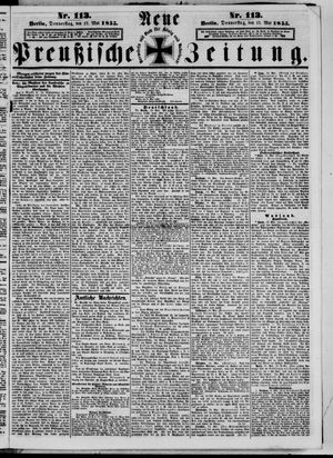 Neue preußische Zeitung vom 17.05.1855