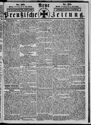 Neue preußische Zeitung vom 31.07.1855