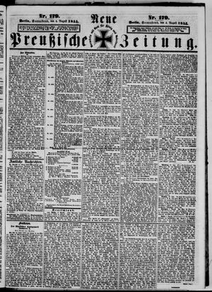 Neue preußische Zeitung on Aug 4, 1855