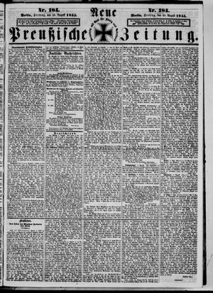 Neue preußische Zeitung vom 10.08.1855