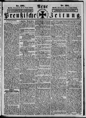 Neue preußische Zeitung on Aug 18, 1855