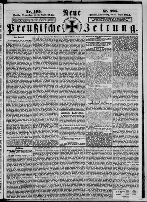 Neue preußische Zeitung vom 23.08.1855