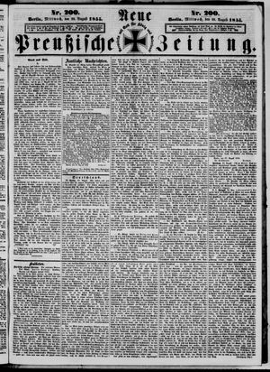 Neue preußische Zeitung vom 29.08.1855