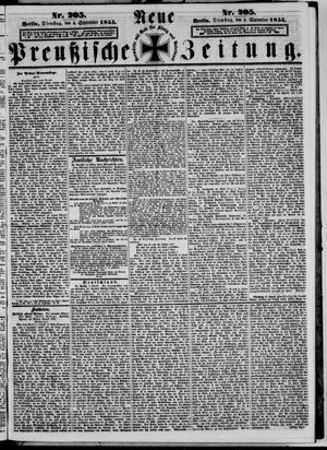 Neue preußische Zeitung vom 04.09.1855